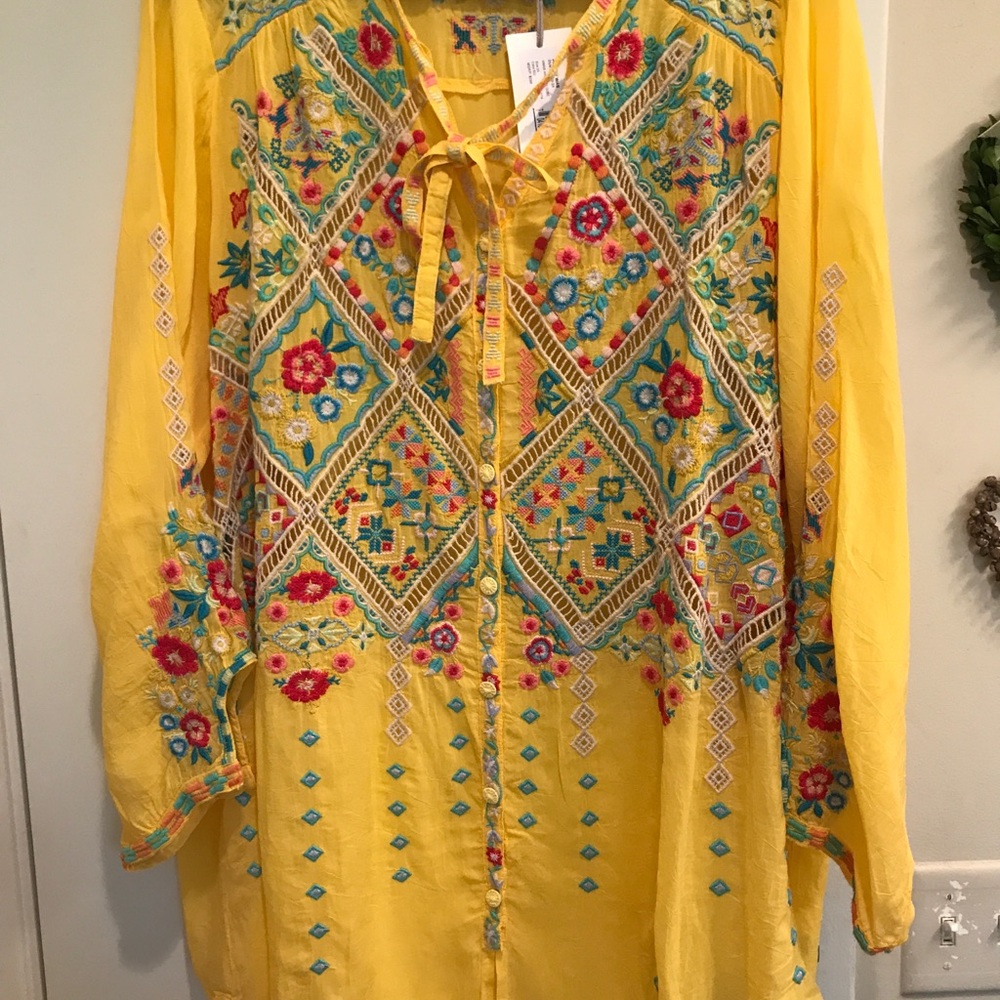 Johnny Was women’s Peasant Blouse